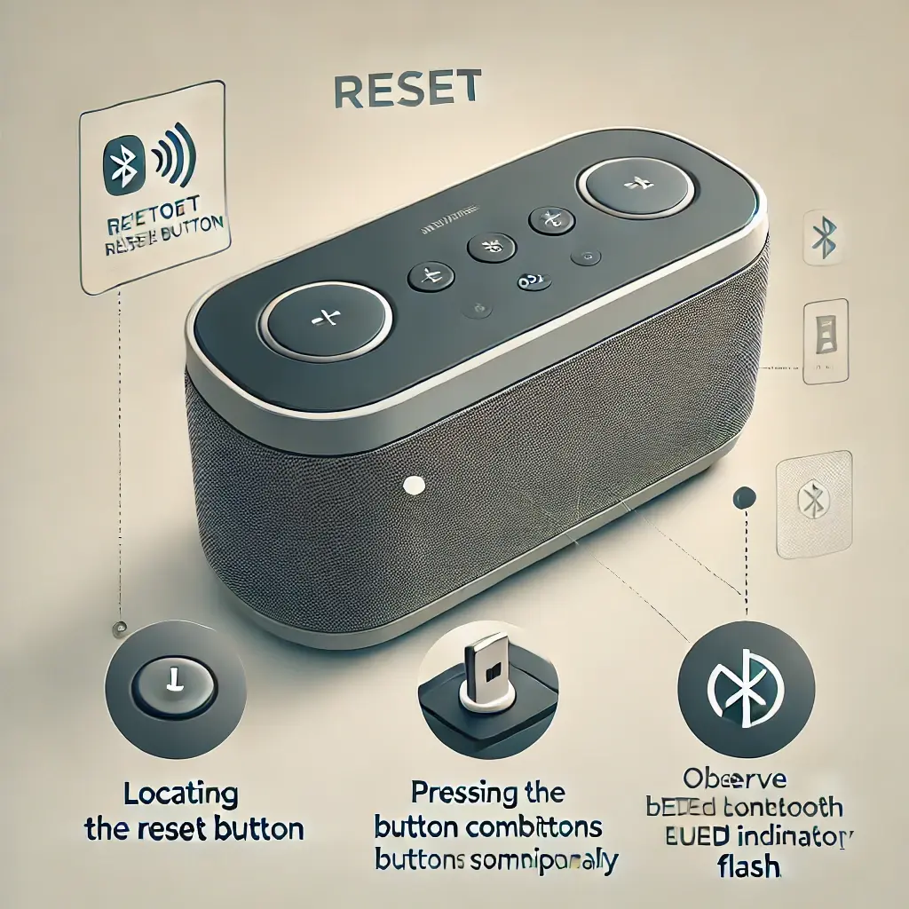 How to Reset Bluetooth Speaker SP-0237-SPK Manual