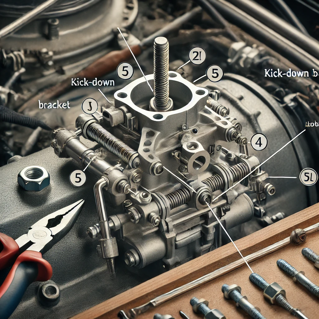 How to Install a Kick-Down Bracket on a Sechardy Carburetor
